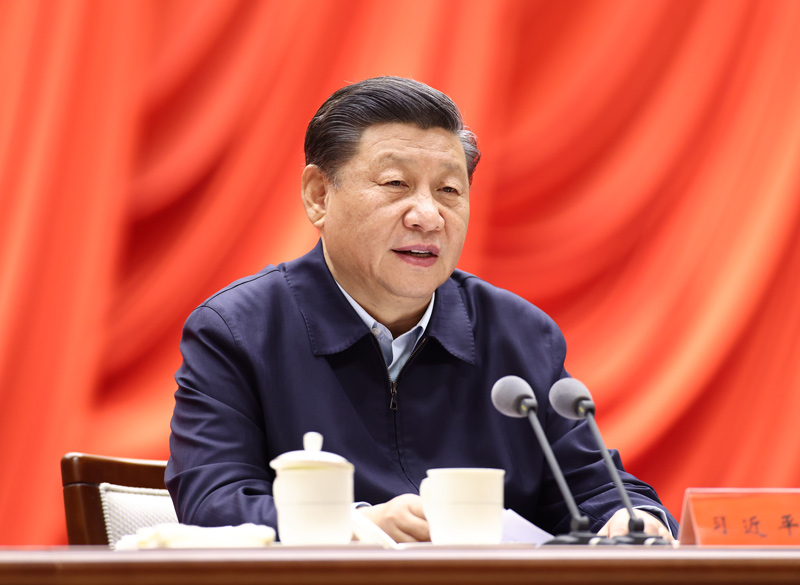 1月11日,省部级主要领导干部学习贯彻党的十九届五中全会精神专题研讨班在中央党校(国家行政威廉希尔官网
)开班。中共中央总书记、国家主席、中央军委主席习近平在开班式上发表重要讲话。新华社记者 鞠鹏 摄